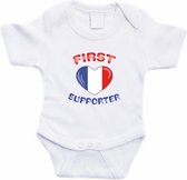 First Frankrijk supporter rompertje baby 80 (9-12 maanden)