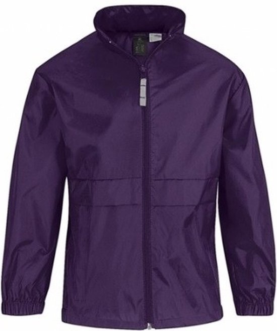 Vêtement de pluie pour garçons / filles violet - Veste coupe-vent / imperméable Sirocco pour enfants 9-11 ans (134/146) violet