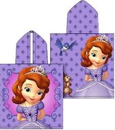 Sofia het Prinsesje badponcho - paars - poncho prinses Sofia