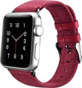 XOOMZ Katoenen bandje - Apple Watch Series 1/2/3 (42mm) - Rood