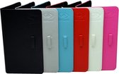 Odys Xelio Phone Tab 2 Cover - Handige beschermhoes met standaard, wit , merk i12Cover
