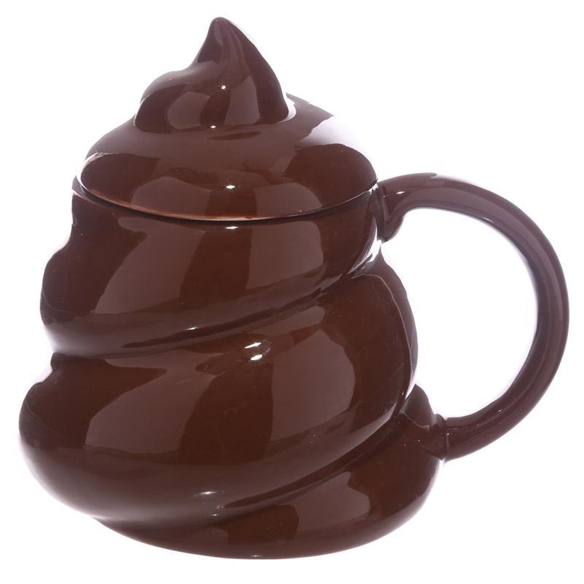 Hacebo® - Doei emoji koffiebeker paars - Afscheid bedank cadeau - een