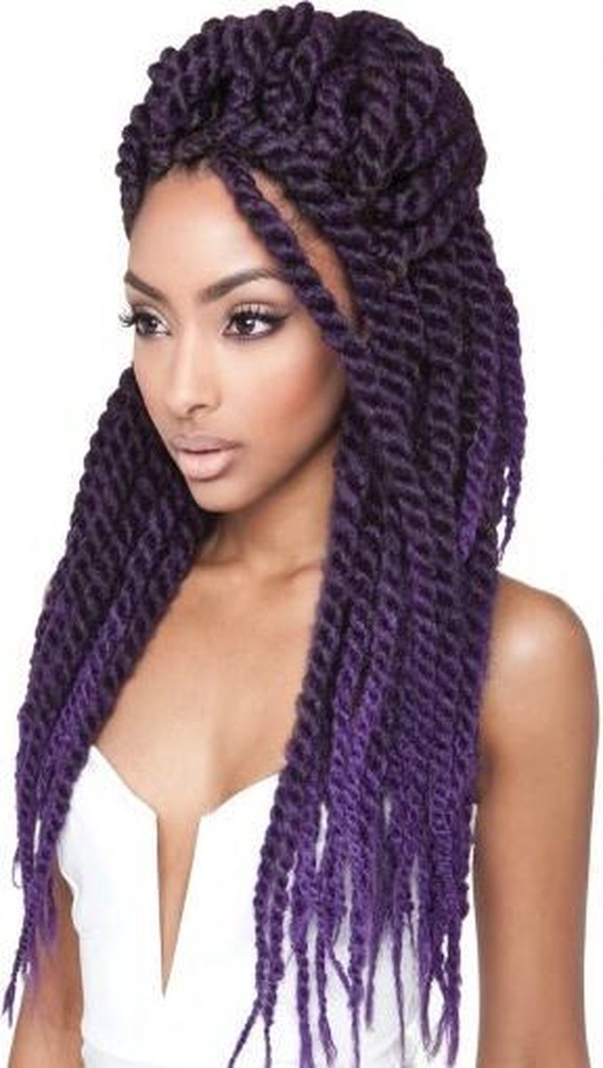 Isis Hair Afri Naptural Montego Twist 40 cm- Kleur 1 Zwart