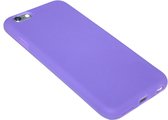 Coque en siliconen hoesje violette pour iPhone 6 / 6S