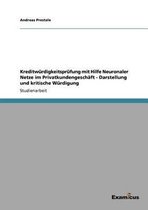 Kreditwurdigkeitsprufung mit Hilfe Neuronaler Netze im Privatkundengeschaft - Darstellung und kritische Wurdigung