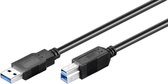 Goobay 0.5m USB 3.0 A/B USB-kabel 0,5 m USB 3.2 Gen 1 (3.1 Gen 1) USB A USB B Zwart