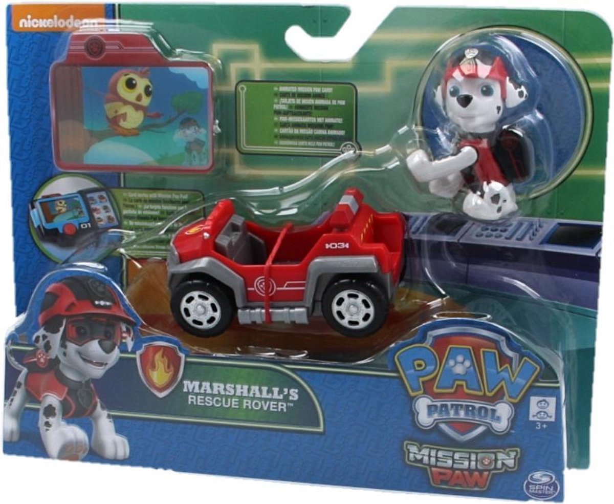 Paw Patrol Mini Mission Voertuig Marshall s Rescue Rover bol