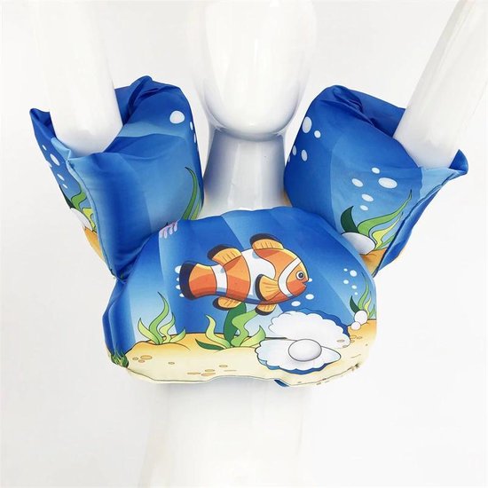 Zwemvest - Clownvis Design - One Size - Kind - 14-30 KG - 3-7 Jaar