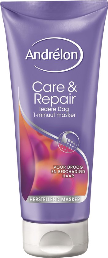 Andrélon Care & Repair - 6 x 180 ml - 1-Minuut Haarmasker -  Voordeelverpakking | bol.com