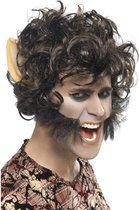 "Halloweenpruik van een weerwolf voor mannen - Verkleedpruik - One size"