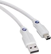 Monster Cable - Mini USB-kabel - 0,457 m USB 2.0 USB A Mini-USB B Wit