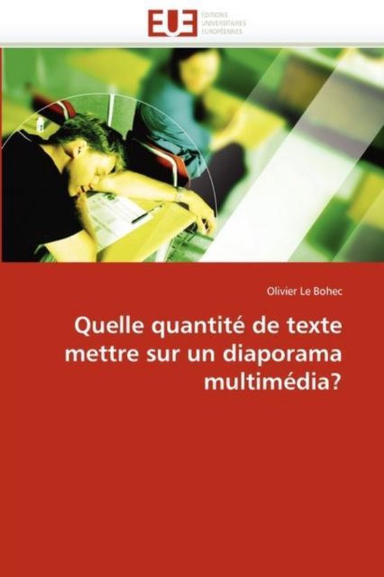 Quelle quantité de texte mettre sur un diaporama multimédi ... - cover