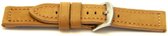 Horlogeband I391 Crazy Horse Lichtbruin 24x24mm