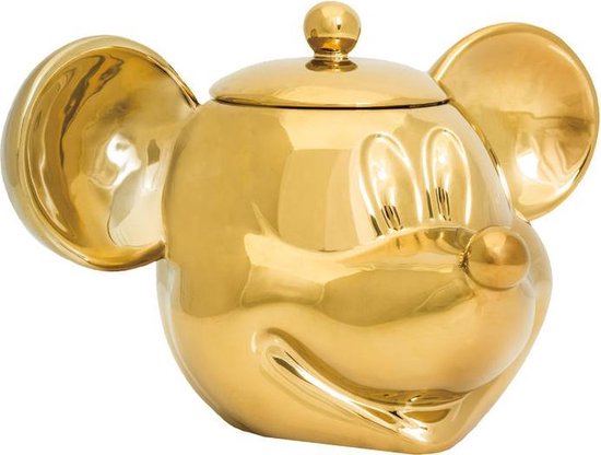 Van God informatie Botanist Disney servies - Cookie Jar 3D Mickey Mouse - Goud | bol.com