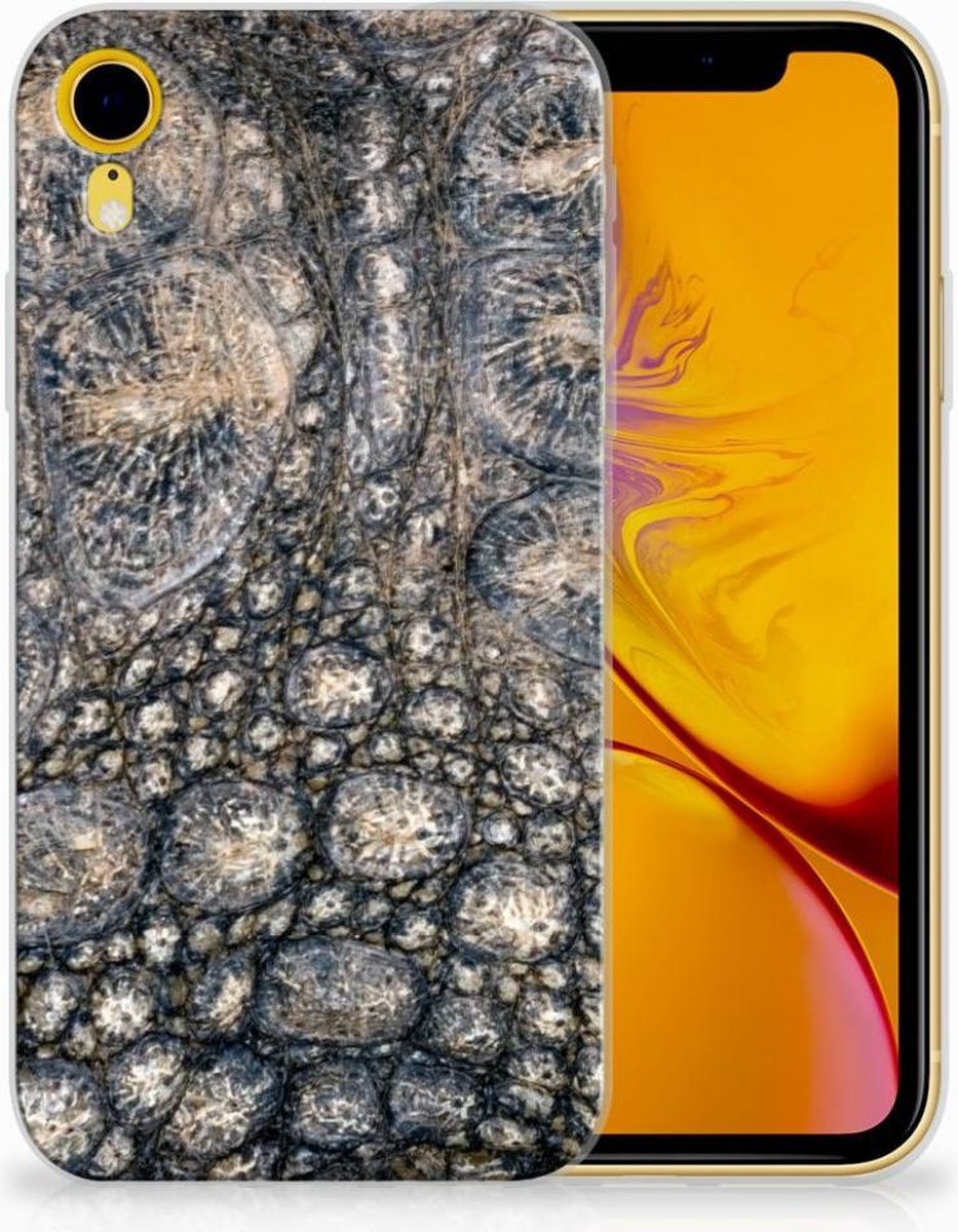 Apple iPhone Xr TPU Hoesje Krokodillenprint