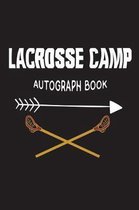 Lacrosse Camp Autograph Book