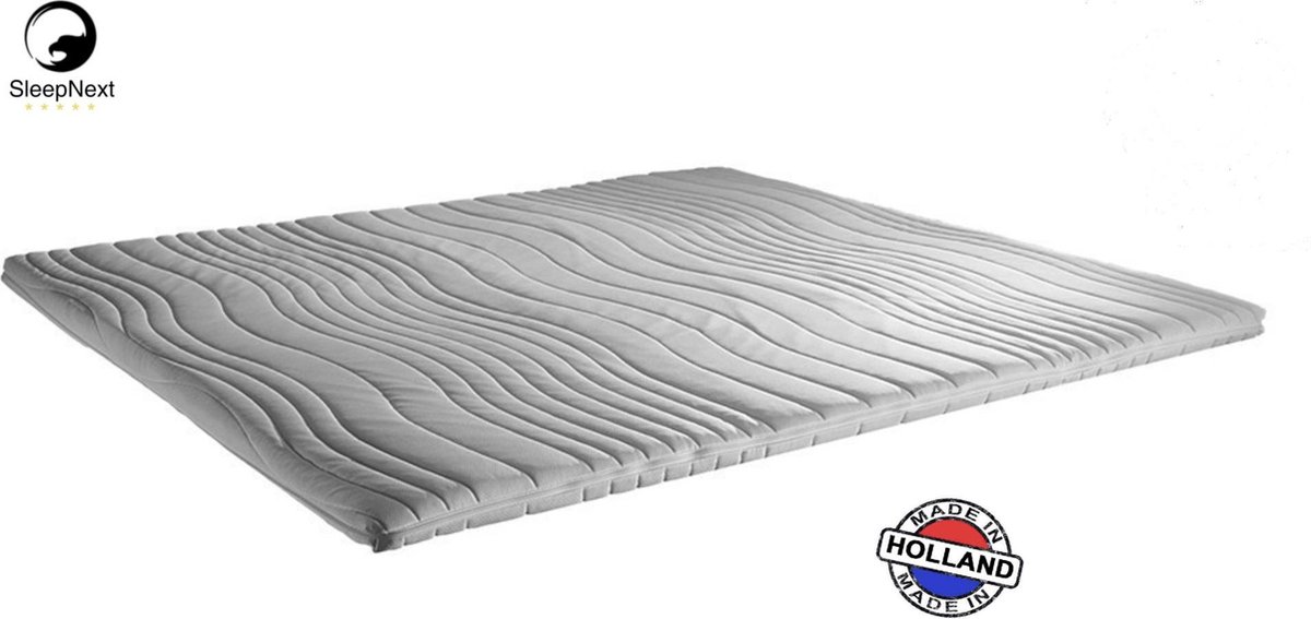 SLEEPNEXT Topdekmatras -Topper NASA-VISCO-Traagschuim- 6CM - 100x200cm