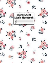 Blank Sheet Music Notebook