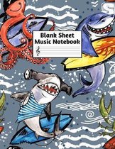 Blank Sheet Music Notebook