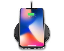 Choetech Wireless fast charging pad 10W snel lader - Zwart