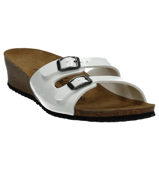 Papillio - Anne - Sportieve slippers - Dames - Maat 40 - Wit - White Patent  BF | bol.com