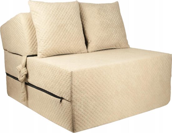 Vouwmatras Gastenmatras 200 X 70 X 10 Cm - Bloemen Roze, Opvouwbaar & Draagbaar