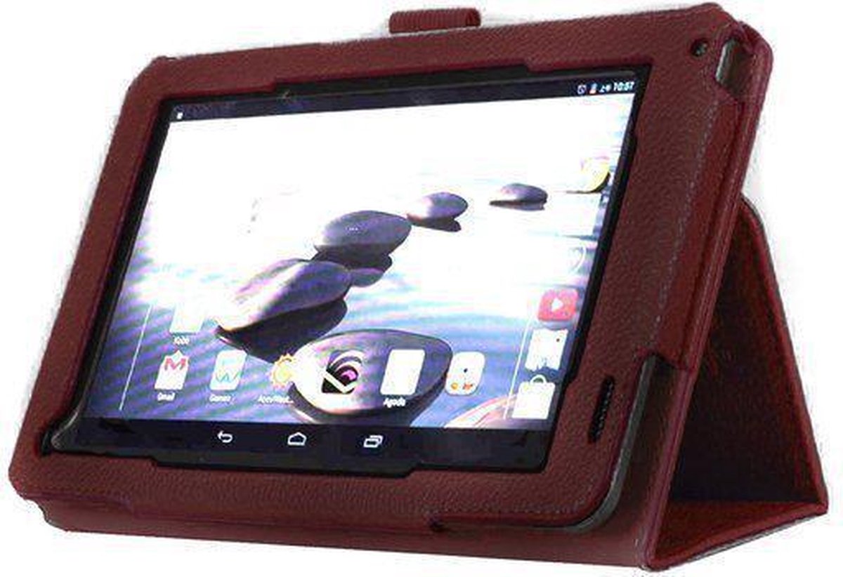 Acer Iconia Tab B1-720 Leather Stand Case Bruin Brown