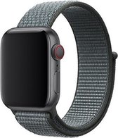KELERINO. Nylon bandje - bandje geschikt voor Apple Watch Series 1/2/3/4 (42&44mm) - Storm Gray