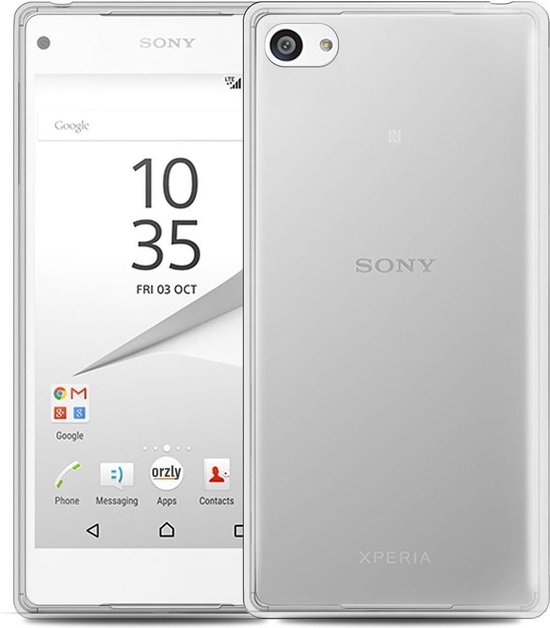 Punt rots binding TPU Siliconen case Hoesje voor Sony Xperia Z5 Compact-Mini Transparant /  Doorzichtig | bol.com