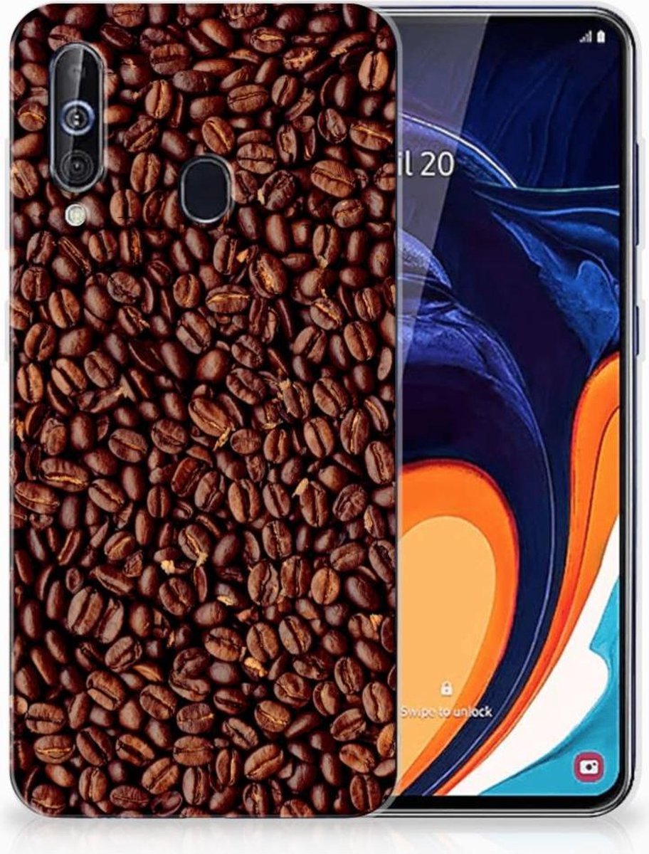 Samsung Galaxy A60 Siliconen Case Koffiebonen