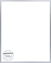 Homedecoration Kampen– Cadre photo - Format photo - 35x42 cm– Aluminium - Argent brillant