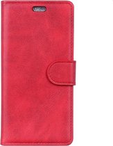 Shop4 - iPhone Xr Hoesje - Wallet Case Matte Retro Look Rood