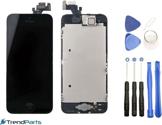 compleet Voorgemonteerd LCD scherm Zwart + Tools voor de iPhone 5C AAA+