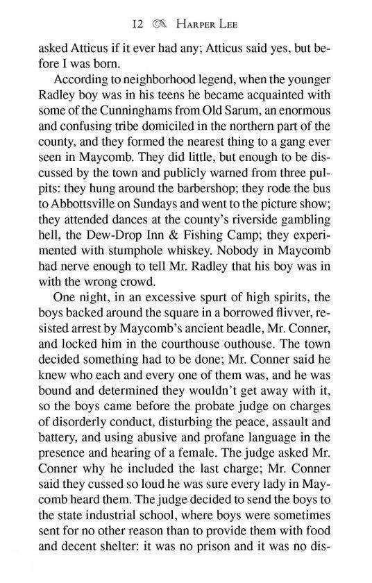 Page 12 de To Kill a Mockingbird.