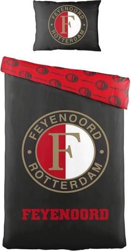 Industrieel verkenner Yoghurt Feyenoord - Dekbedovertrek - Eenpersoons - 140 x 200 | bol.com