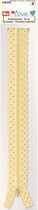 prym love Lace kant rits 20 cm licht geel