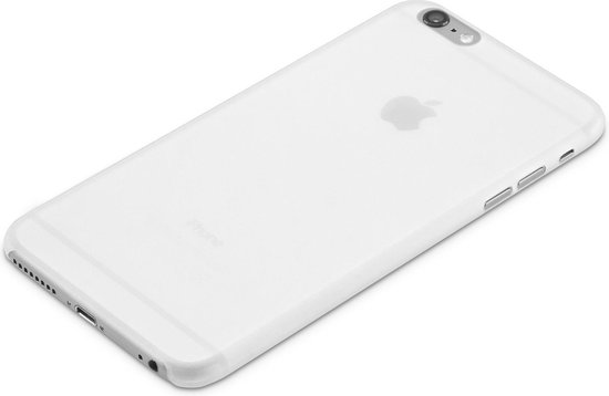 Vervallen Taiko buik Vervagen Ultradunne cover voor iPhone 6 Plus/6S Plus - Wit | bol.com
