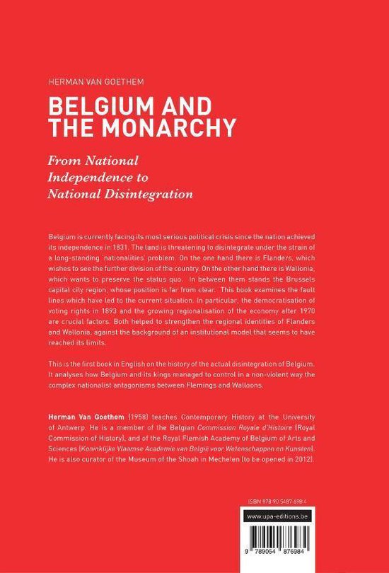 Belgium and the Monarchy, Herman van Goethem | 9789054876984 | Boeken | bol
