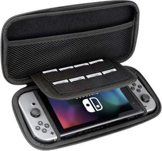 Nintendo switch case - Beschermhoes voor de Nintendo Switch - Zwart - centechia
