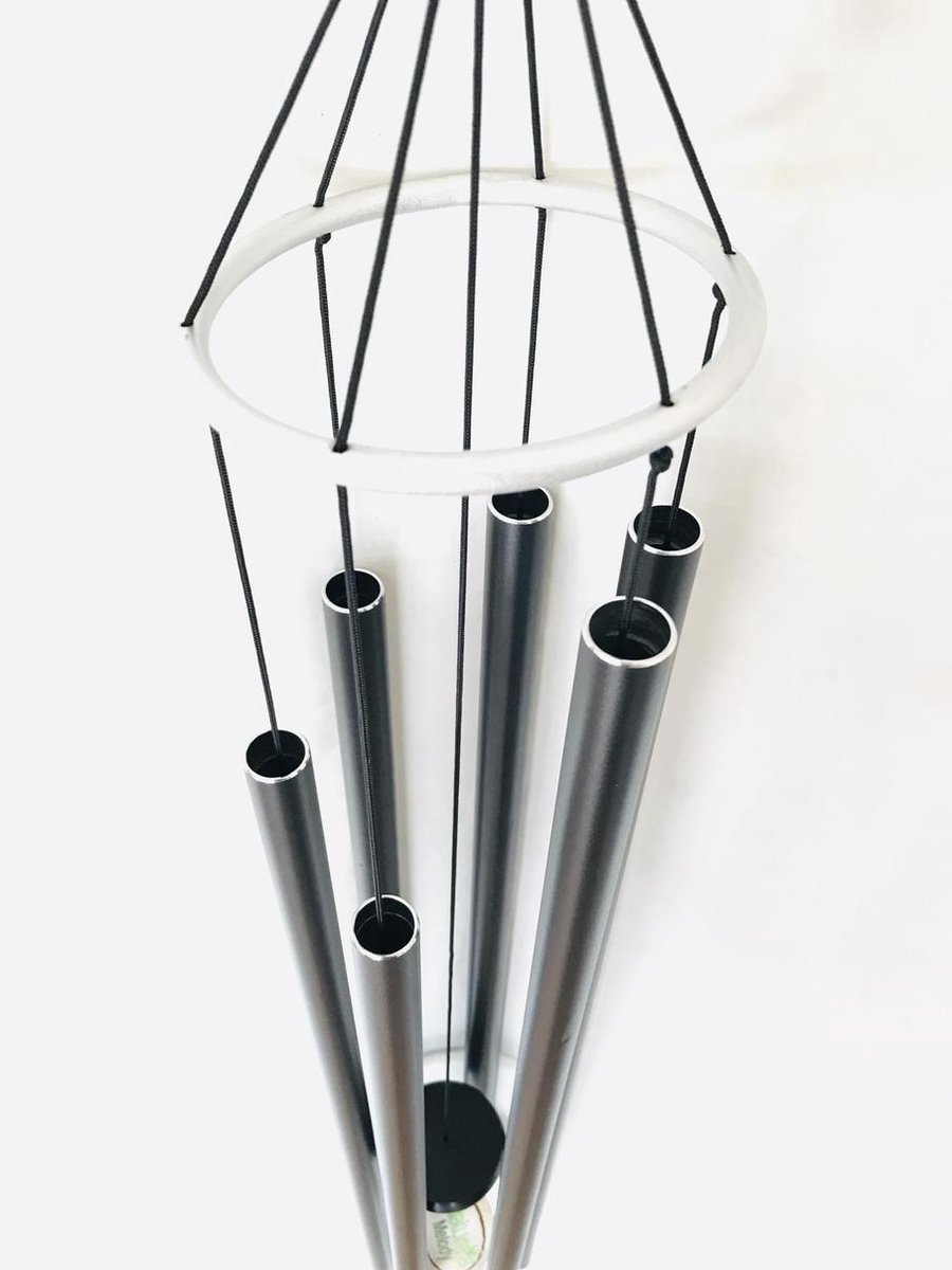 Nature's Echo Carillon à vent tubulaire incurvé extra large en aluminium de  122 cm : : Terrasse et Jardin