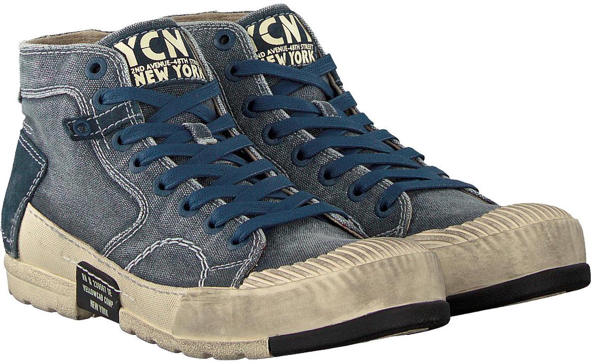 Yellow cab | Mud 301-c jeans washed canvas high sneaker - dirty sole |  Maat: 43 | bol.com