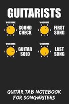 Guitarists - Volume Sound Check First Song Guitar Solo Last Song