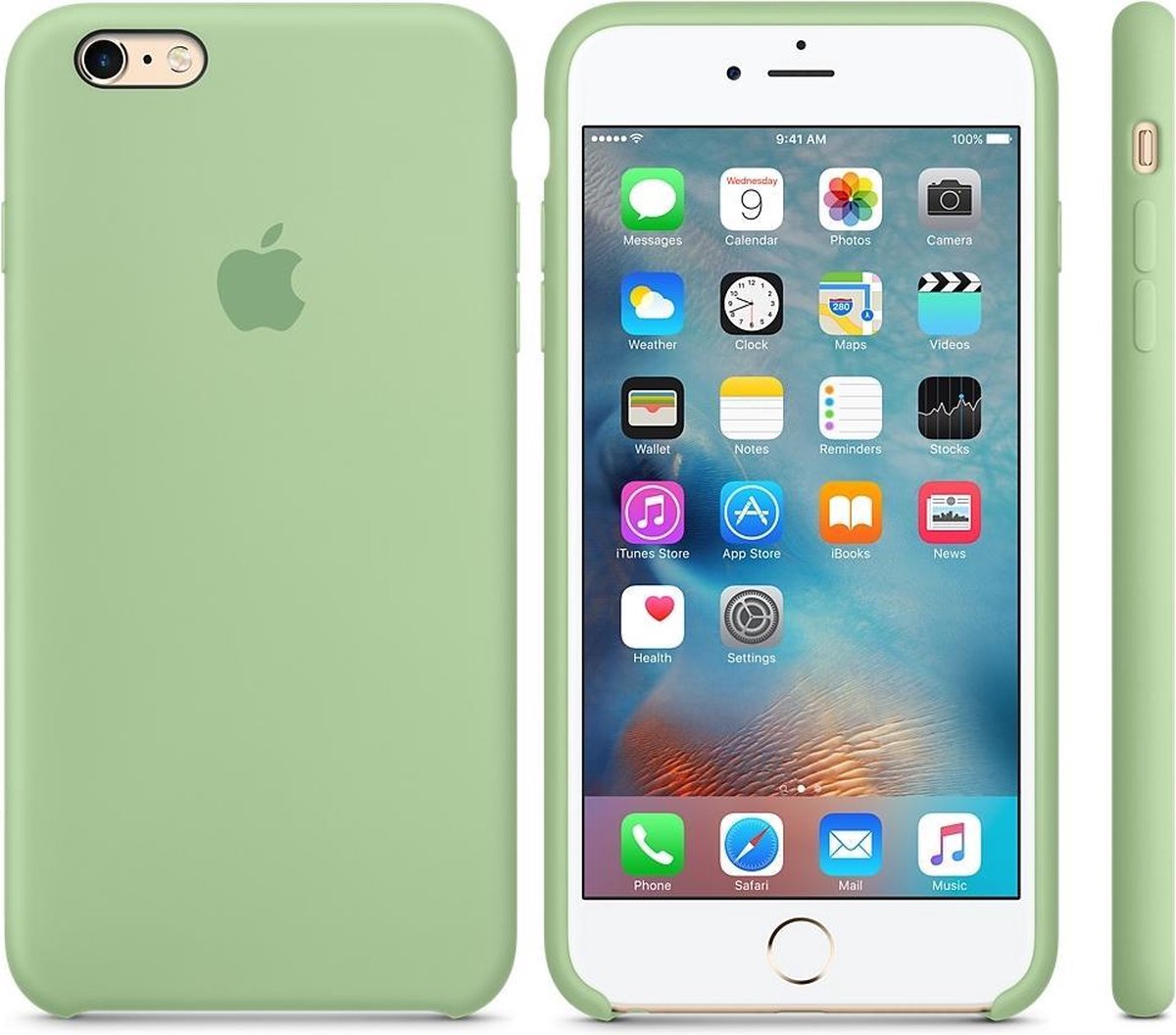Apple - Leren Hoesje - iPhone 6/6S Plus - Groen