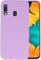 BackCover Hoesje Color Telefoonhoesje voor Samsung Galaxy A30 - Paars