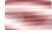 Yong Stripes Placemat - 45 x 30 cm - Rood