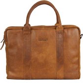 DSTRCT Limited Leren Laptoptas - 15,6 inch - Cognac