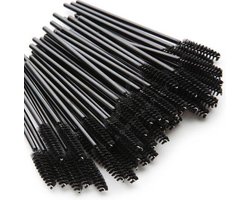 20 Wegwerp Make-Up, Mascara En Wimper Borsteltjes Met Zwarte Top