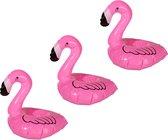 Opblaasbare Flamingo Bekerhouder (set van 3) | Pride Kings®