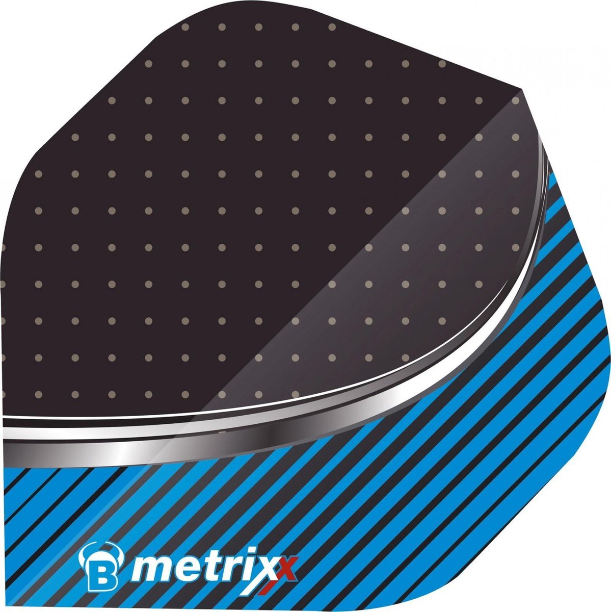 BULL'S Metrix Stripe Blue - Dart Flights