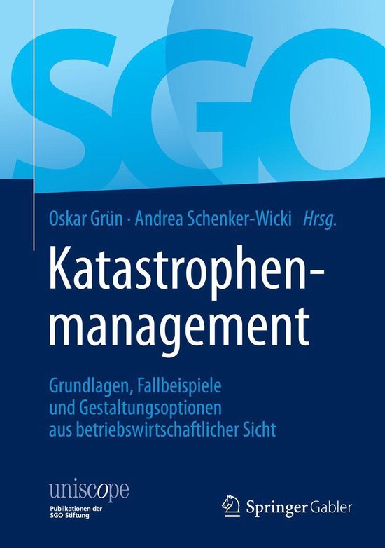 Business and Economics (German Language) - Katastrophenmanag ... - cover